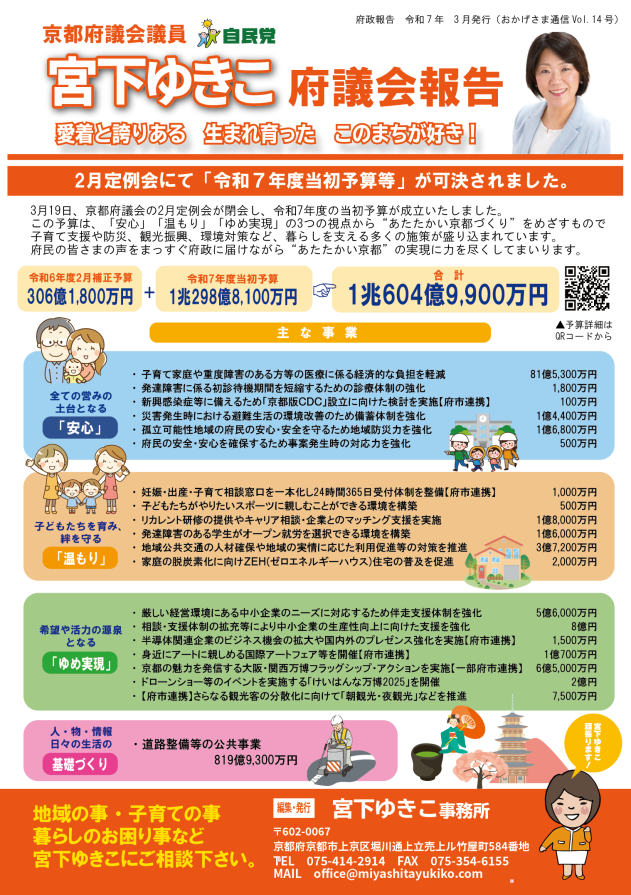 おかげさま通信14号 折込B4_アートボード 1